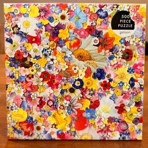 Galison Floral 500 Piece Puzzle - Multicolor